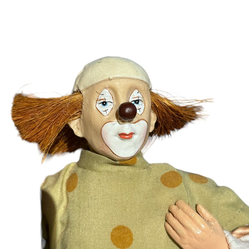 VINTAGE HANDMADE "MR. CLOWN THE APPLE PICKER" (EUC) - Picture 2 of 6